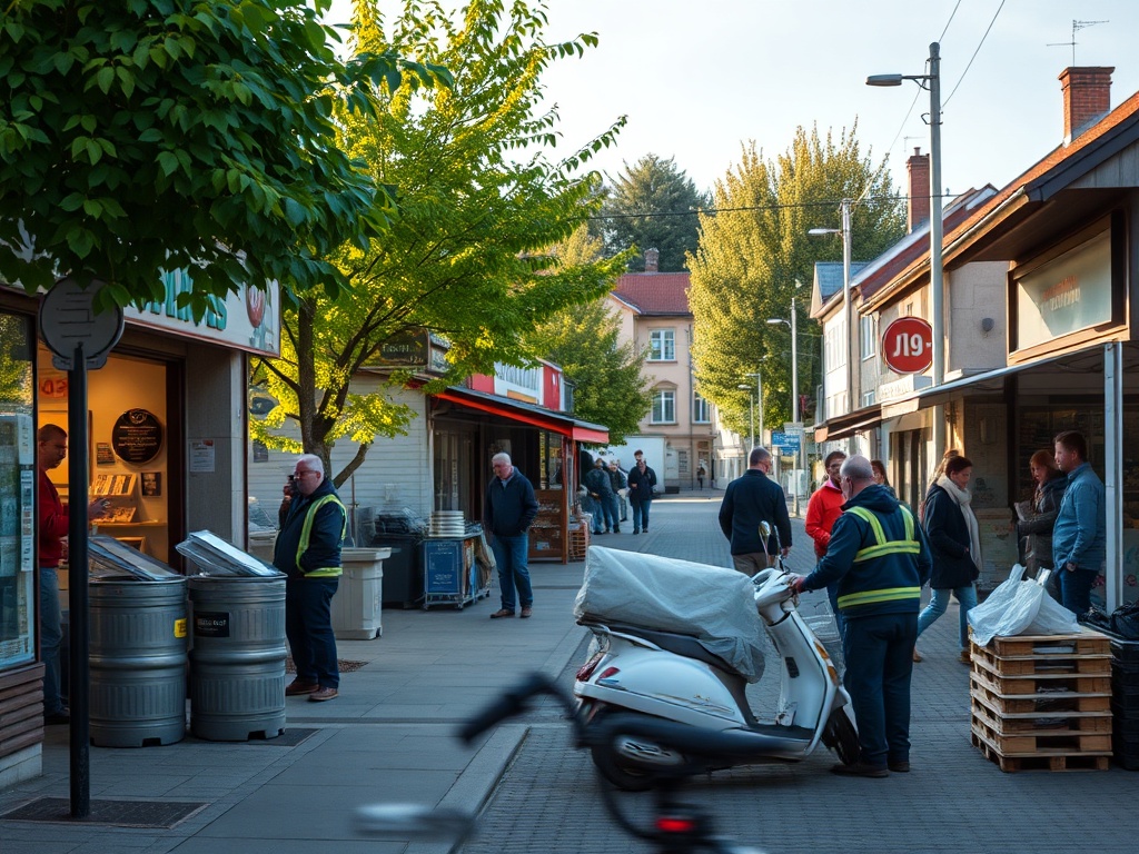 Znak drogowy informujący o zamknięciu zjazdu na obwodnicy w Kowalu, z widoczną autostradą w tle.